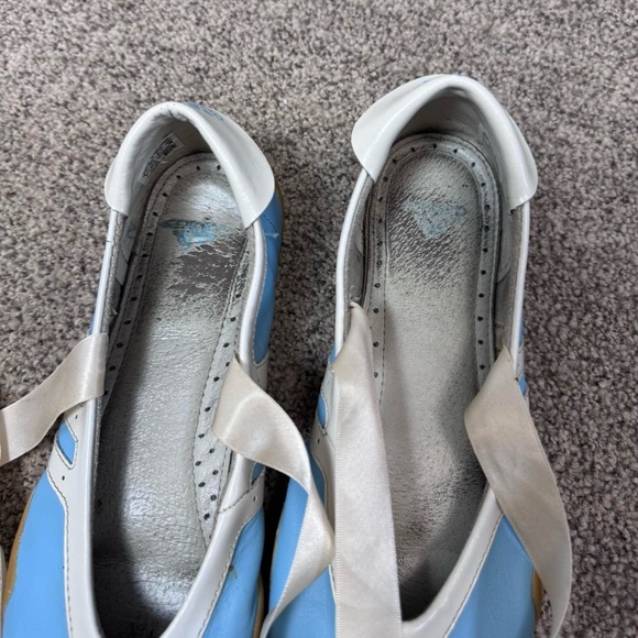 adidas Blue and Cream Ballet Flats - Picture 4 of 5